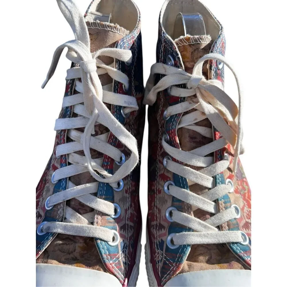 Converse Chuck Taylor All Star Hi Top Multi Natural patchwork 544836C Woman’s 9 - Picture 5 of 10